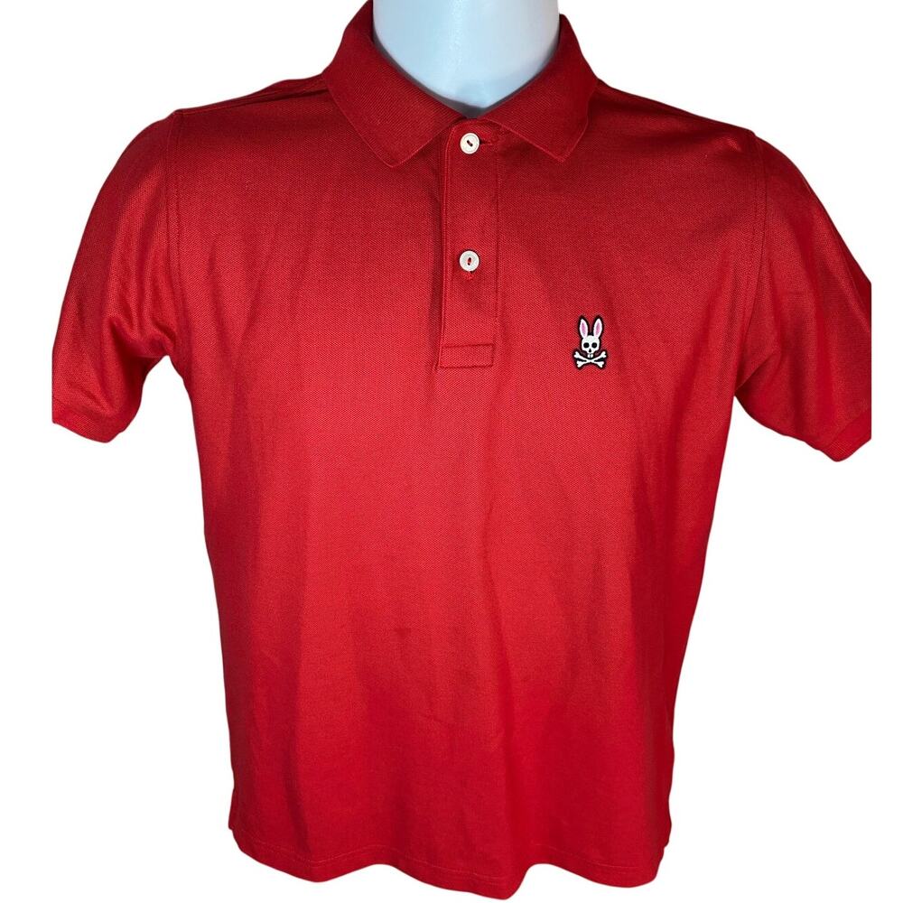 PSYCHO BUNNY KIDS POLO — Classic Pique Luxury Short Sleeve Size XL 18-20